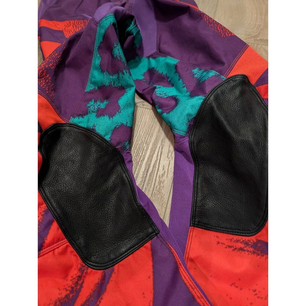 Fox Racing 180 Motocross Pants Women’s 1/2 Purple Orange Y2K Moto Dirt Bike - Picture 9 of 15
